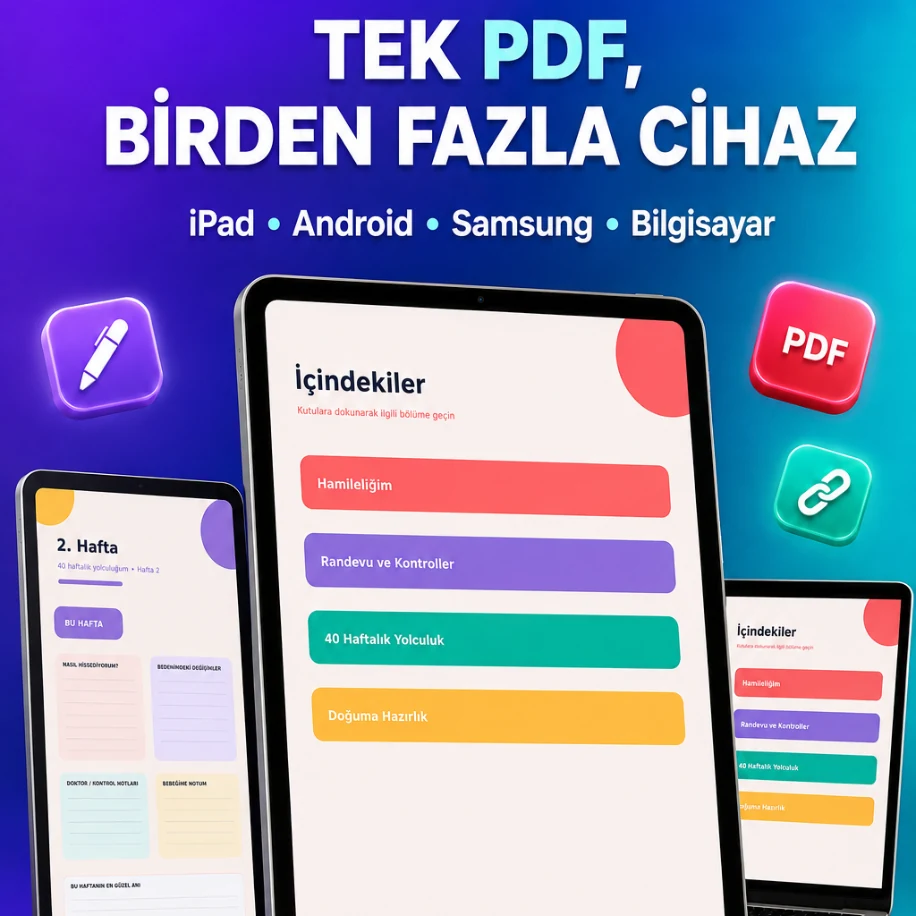 40 Haftalık Dijital Hamilelik Ajandası — görsel 2