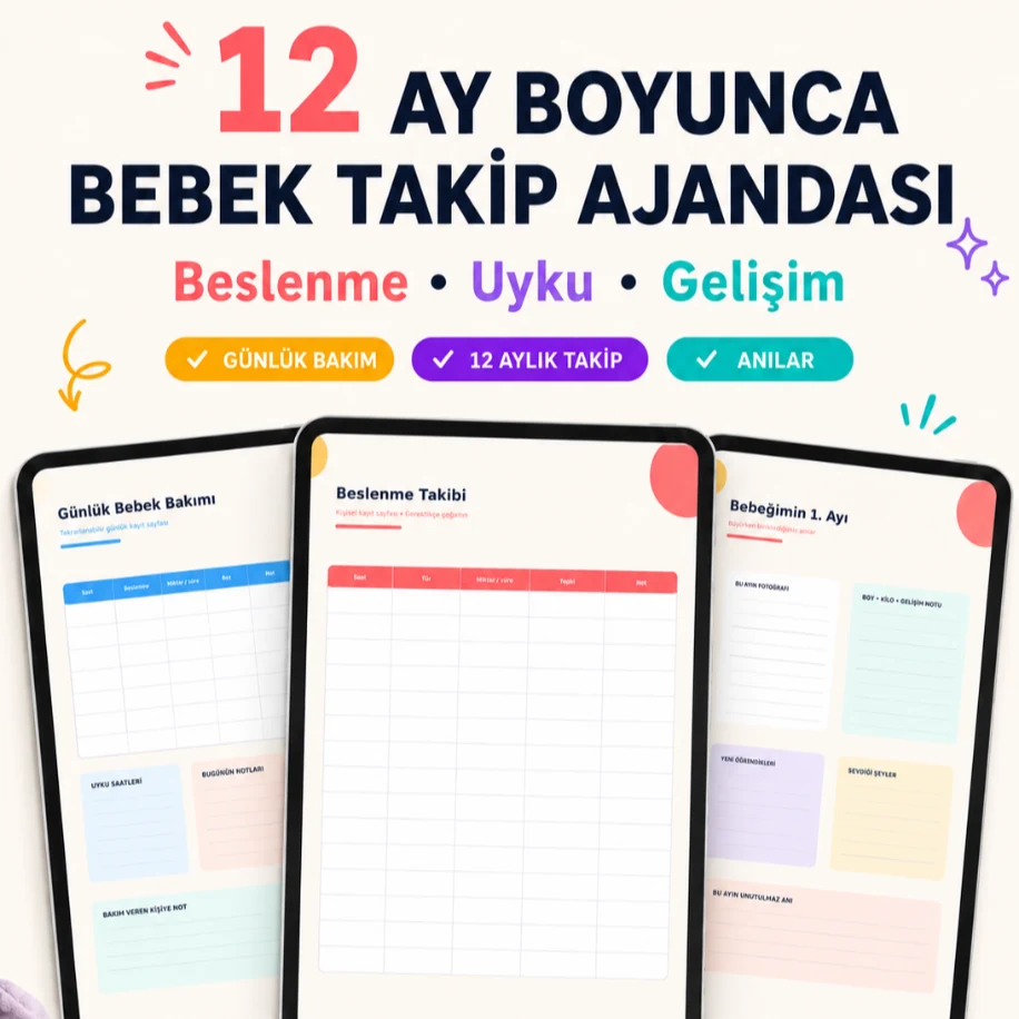 Bebeğimin İlk Yılı Dijital Ajanda — görsel 2