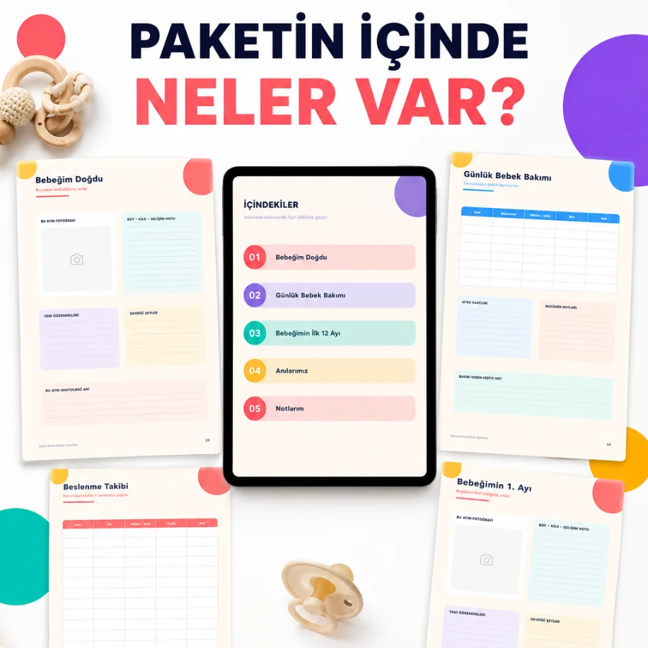 Bebeğimin İlk Yılı Dijital Ajanda — görsel 4