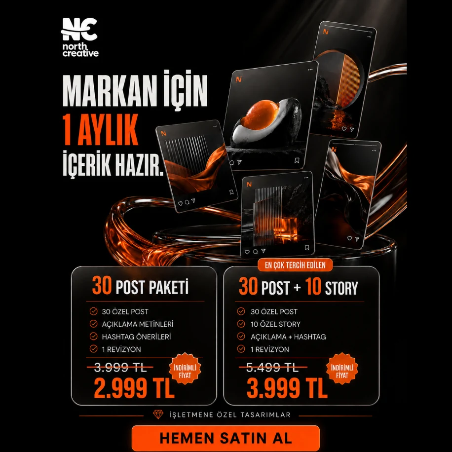 İşletmelere Özel Sosyal Medya İçerik Paketi — görsel 3